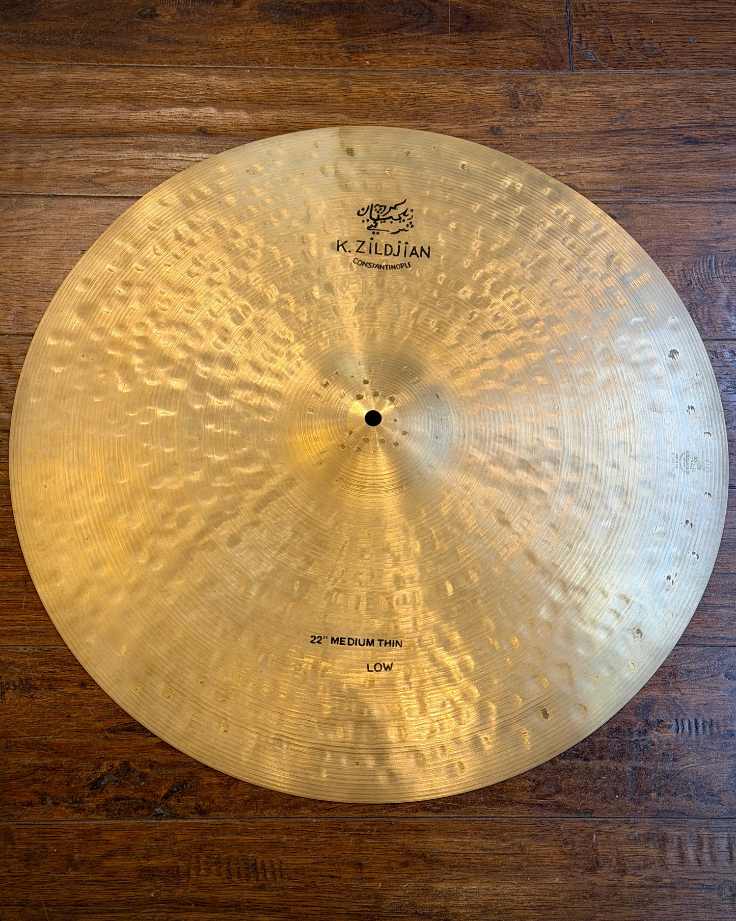 Zildjian 22" K Constantinople Medium Thin Low Ride Cymbal