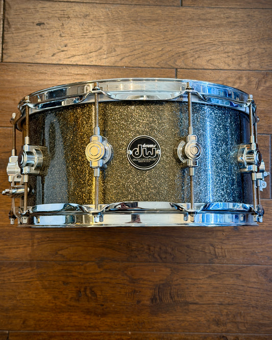 DW Performance Series 6.5x14" Maple Snare Drum - Pewter Sparkle