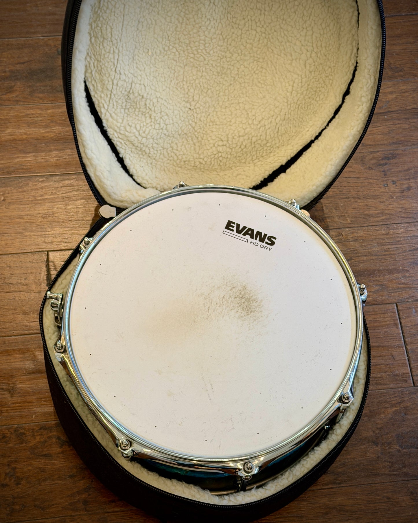 Pork Pie PP7X13PB Patina Brass 7x13" Snare Drum - Tube Lugs - with/ Ahead Snare Bag