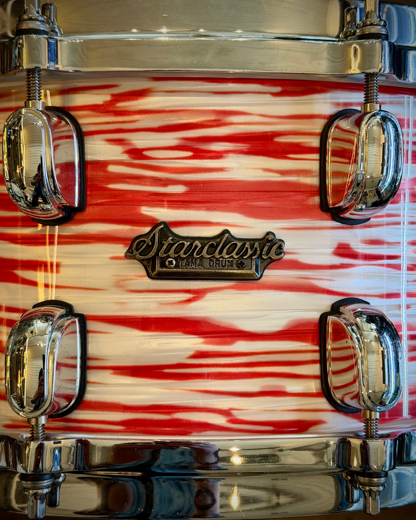 Tama 6.5x14" Starclassic Maple MAS1465-ROY Snare Drum (Red Oyster)