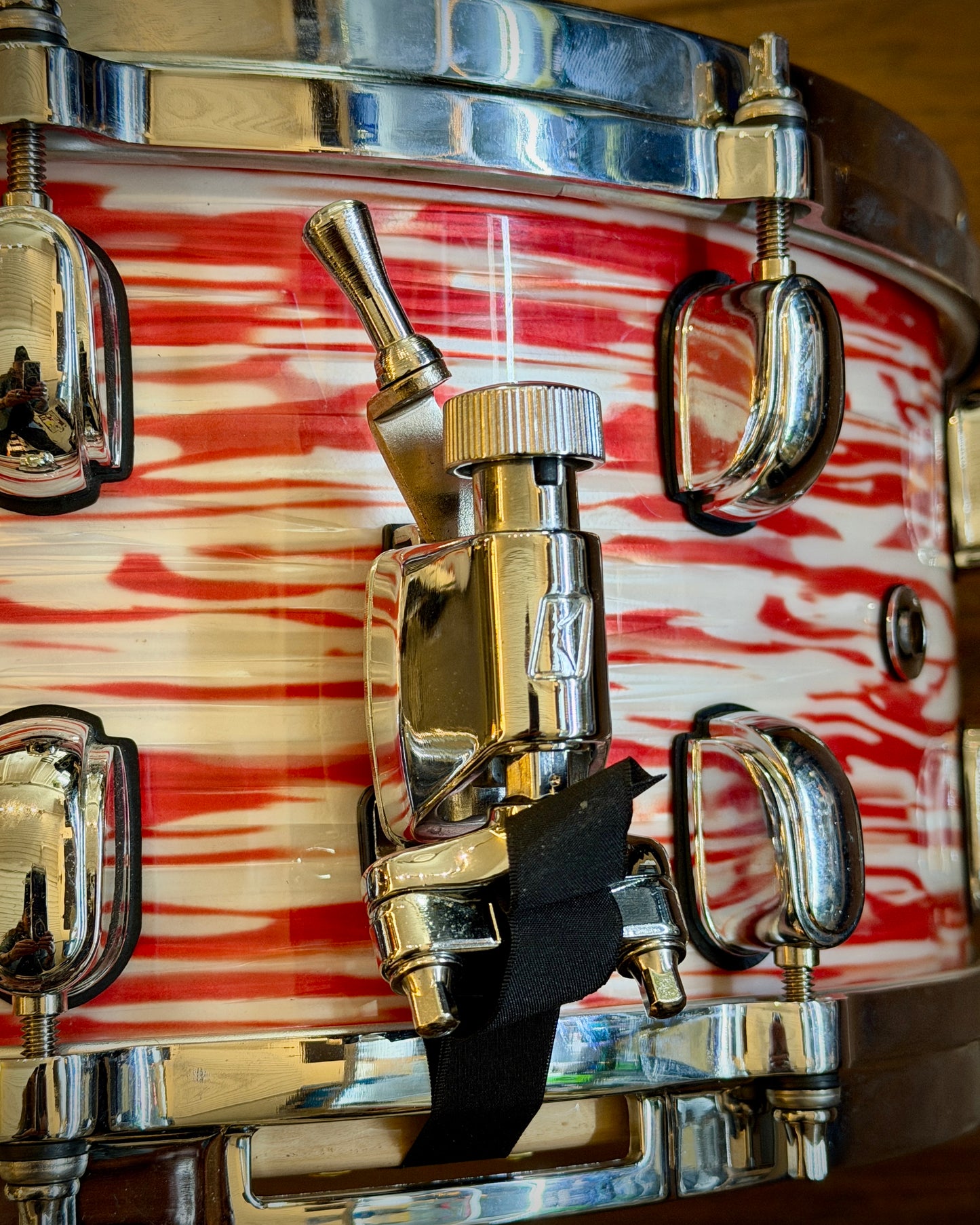 Tama 6.5x14" Starclassic Maple MAS1465-ROY Snare Drum (Red Oyster)