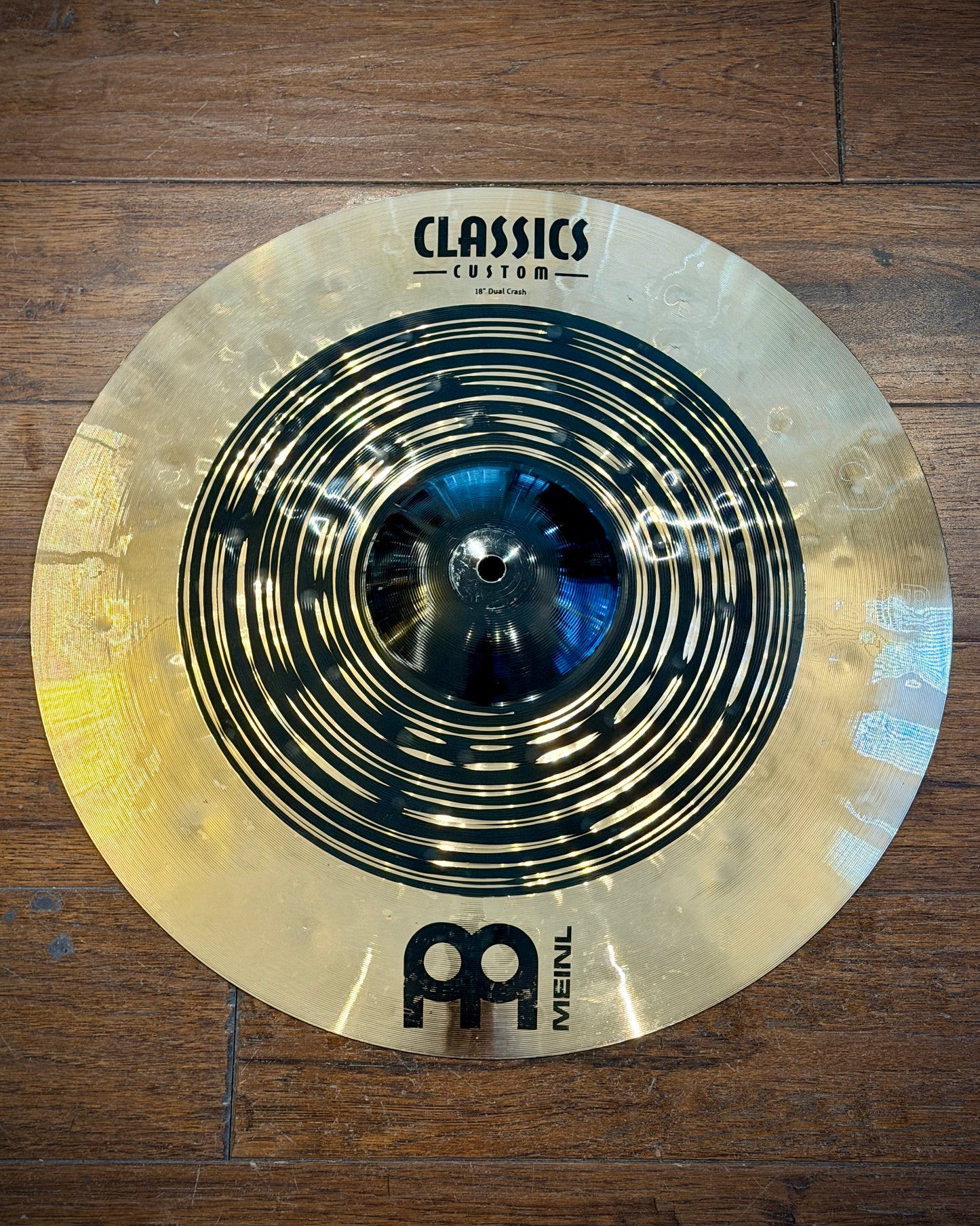 Meinl 18" Classic Custom Dual Crash Cymbal