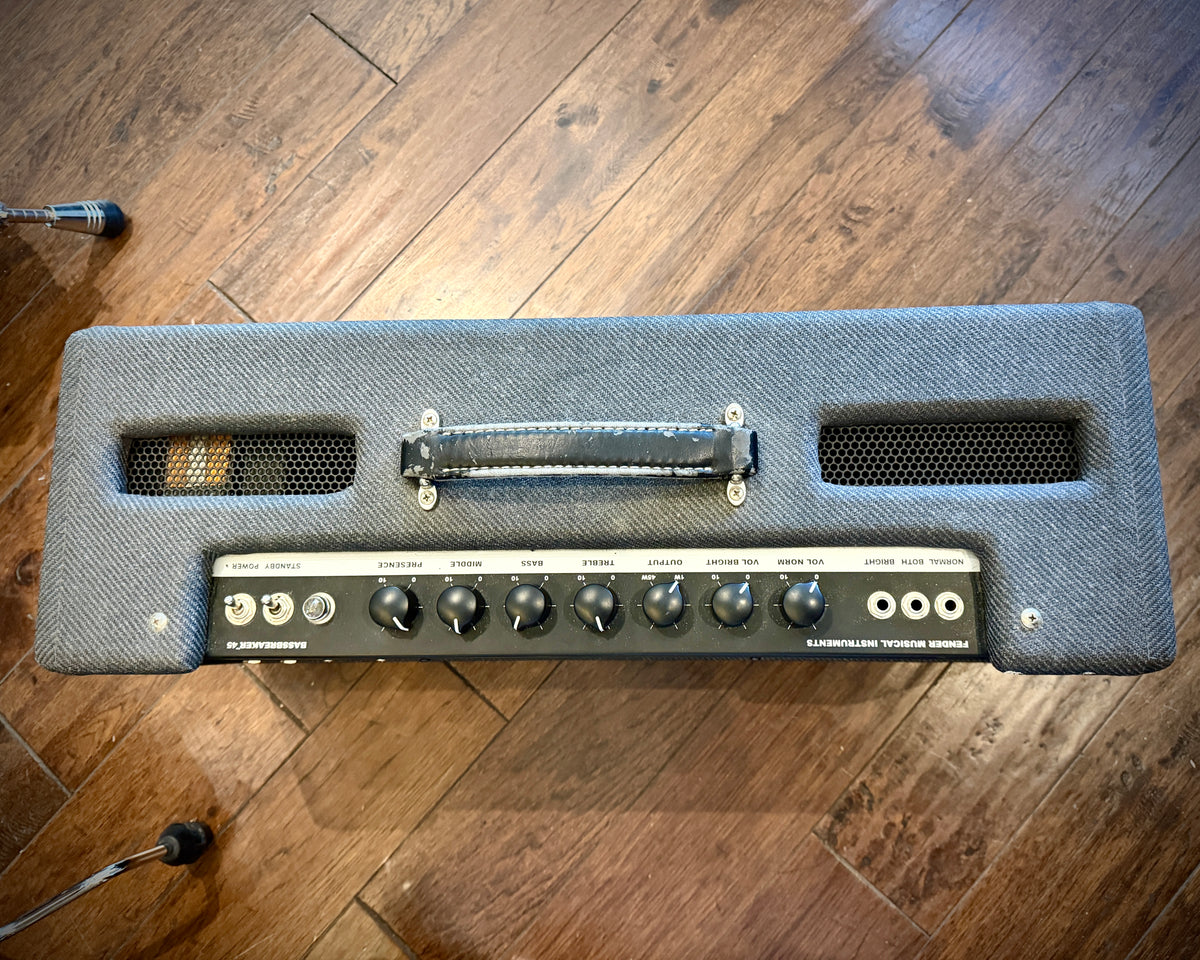 Fender Bassbreaker 45 2-Channel 45-Watt Guitar Amp Head - Gray Tweed