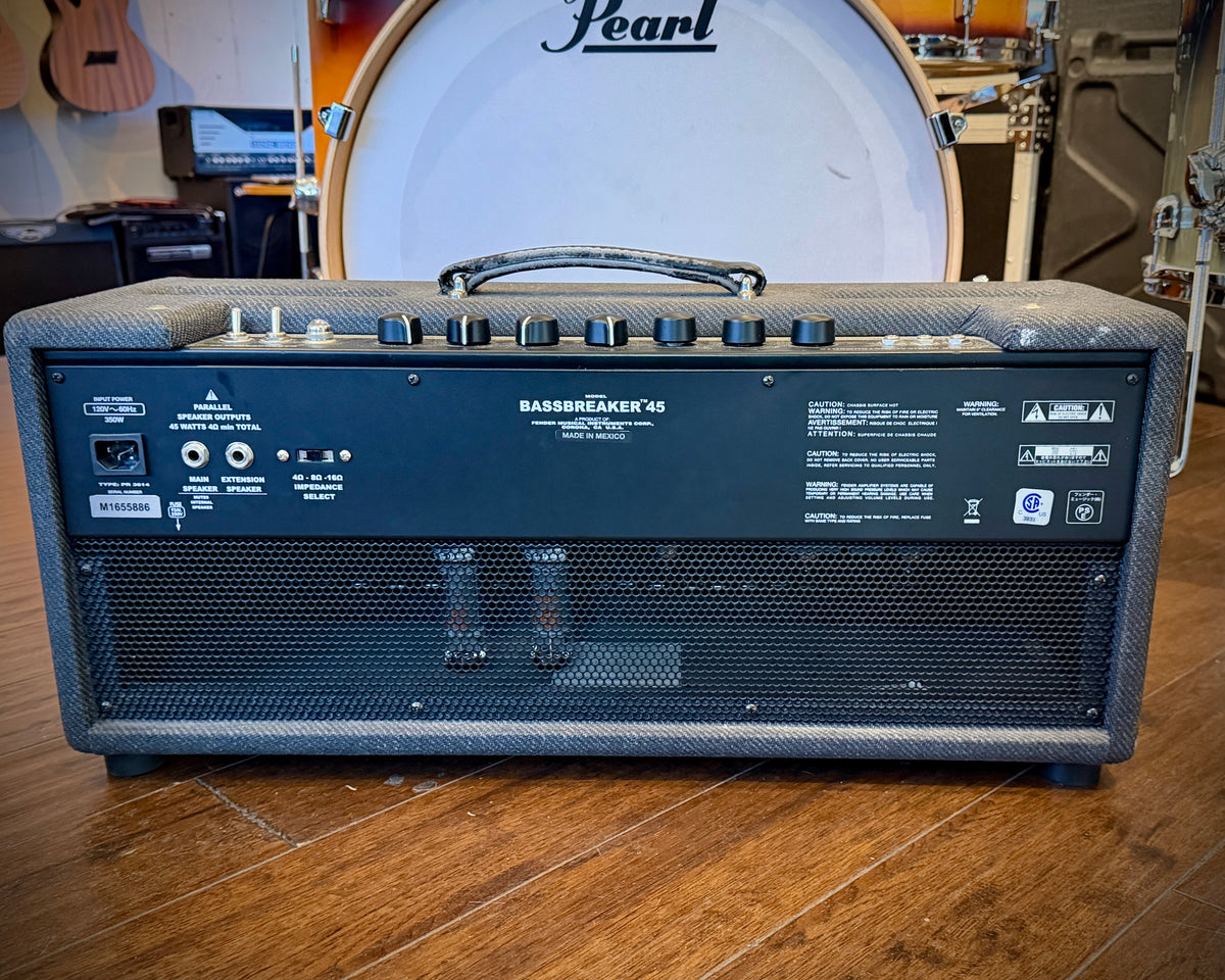 Fender Bassbreaker 45 2-Channel 45-Watt Guitar Amp Head - Gray Tweed