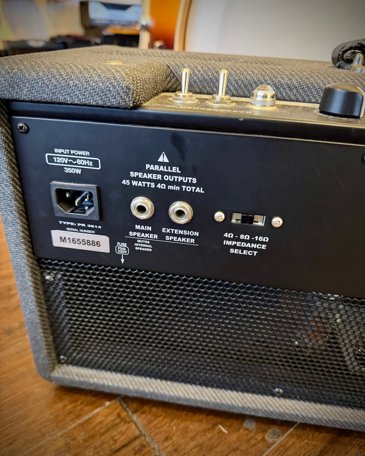 Fender Bassbreaker 45 2-Channel 45-Watt Guitar Amp Head - Gray Tweed