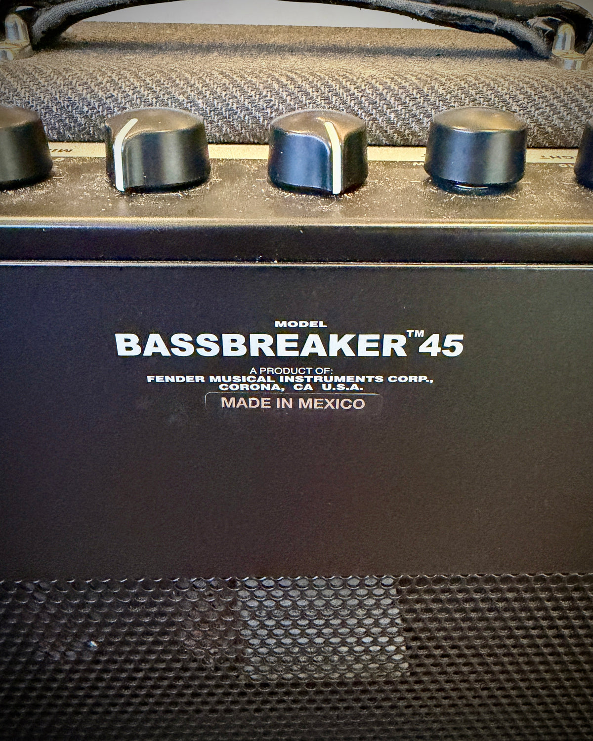 Fender Bassbreaker 45 2-Channel 45-Watt Guitar Amp Head - Gray Tweed