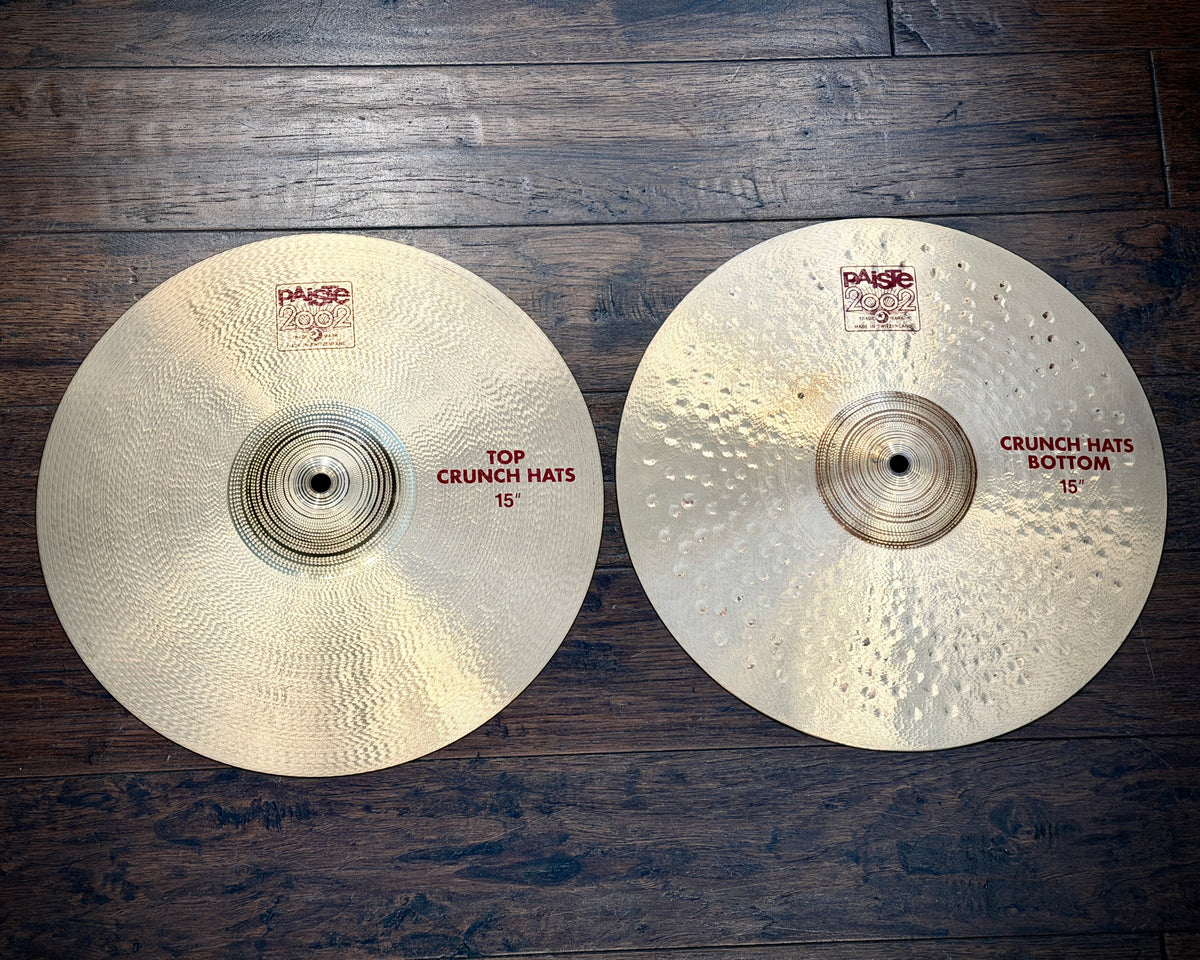 Paiste 15" 2002 Crunch Hats
