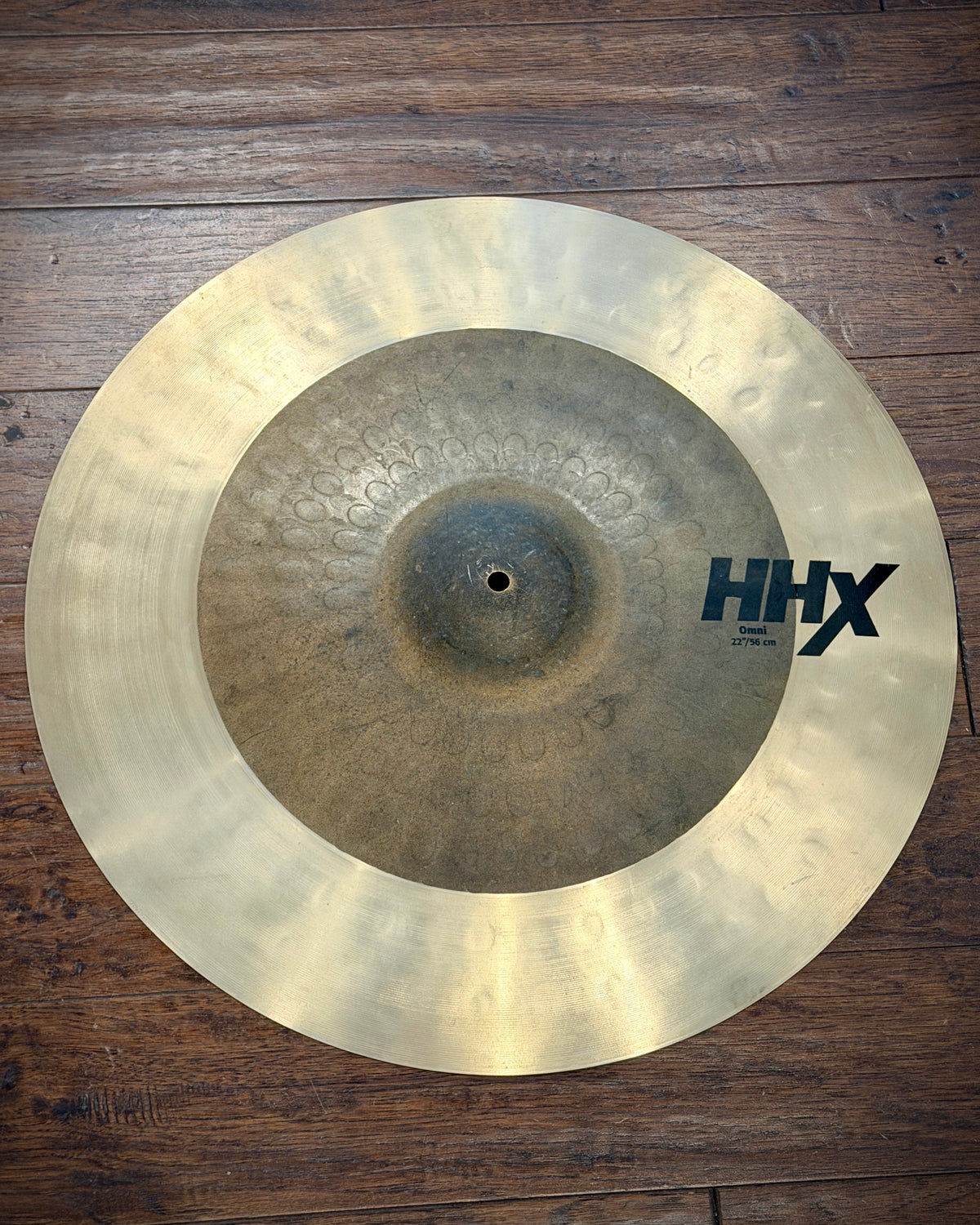 Sabian 22" HHX Omni Crash Ride Cymbal Lathed Edge/Un-lathed Bow and Bell (Jojo Mayer)