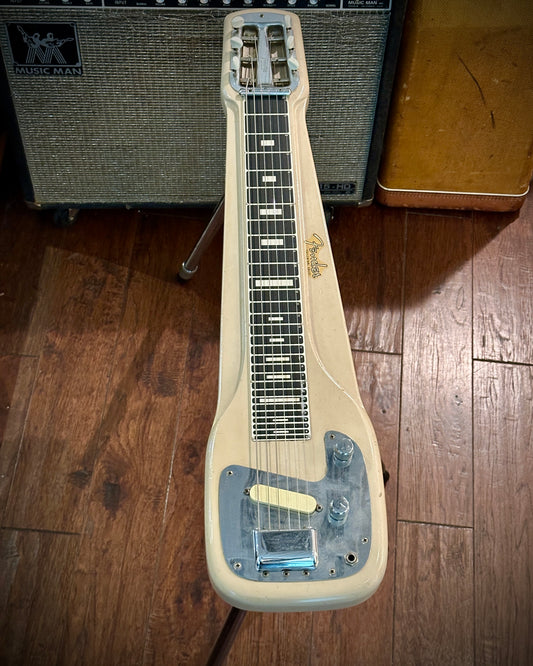 1950's Fender Studio Deluxe 6-String Lap Steel Olympic White w/OHSC