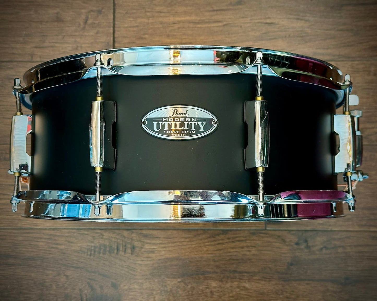 Pearl 5.5x14" Modern Utility Maple Snare Drum - Satin Black